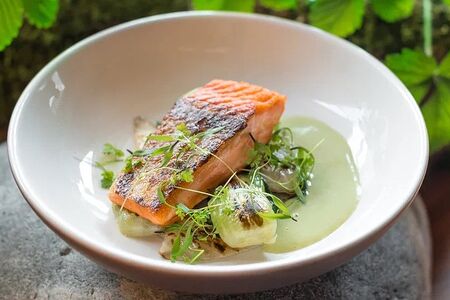 Жареная форель