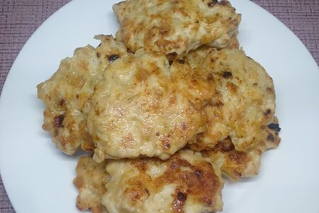 Рубленые куриные котлеты со сладким перцем