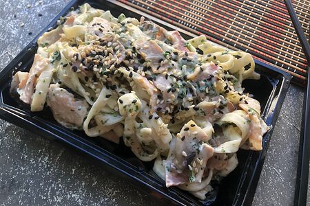 Удон с беконом