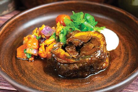 Томленая баранья лопатка