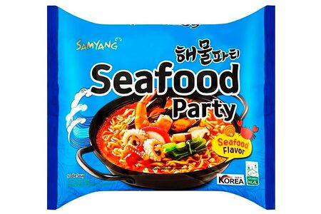 Лапша Samyang Ramen Seafood Party со вкусом морепродуктов