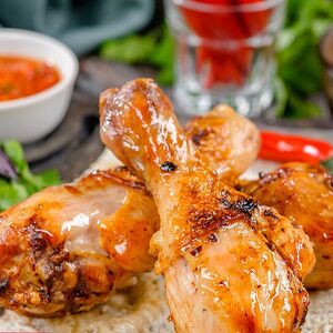 Шашлык из куриной голени