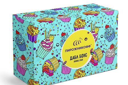 Зефир дабл бокс Микс в голубой упаковке
