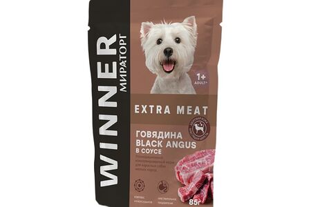 Влажный корм для собак с говядиной