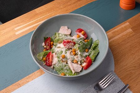 Цыплёнок, романо, хрустящий лаваш 