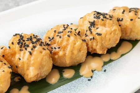 Десерт Бананы-темпура