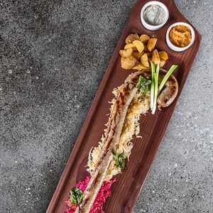 Метр колбасы cвинo-говяжьей