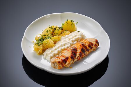 Филе индейки с картофелем пушкин