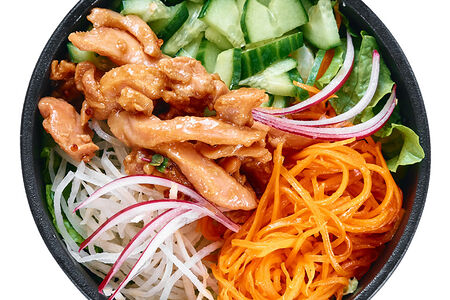 Салат с курицей вынос