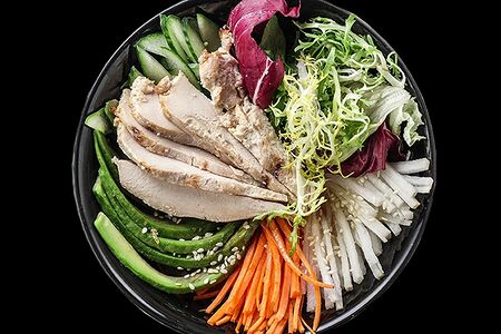 Поке с курицей