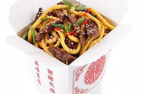 Вок c говядиной