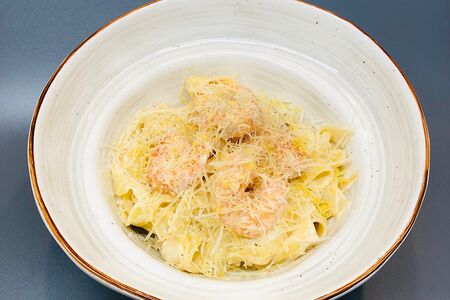 Паста с креветкам