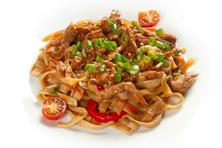 Wok лапша со свининой