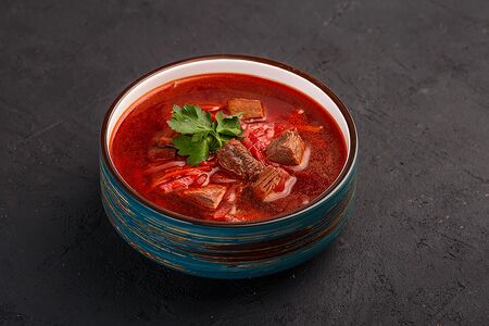 Борщ с курицей