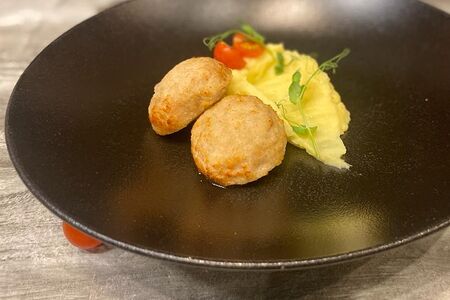 Куриные котлеты с пюре