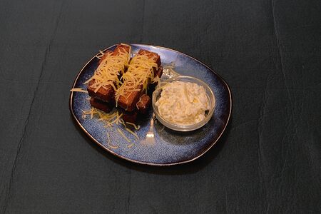 Гренки чесночные