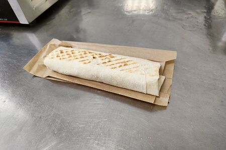 Двойная шаурма грибная со свининой