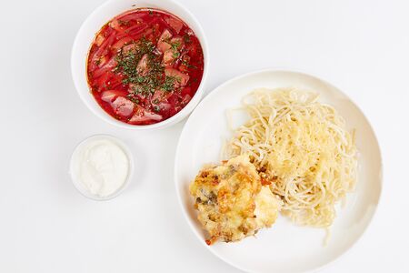 Суп, горячее и гарнир