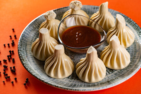 Хинкали с бараниной