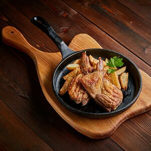 Перепелка с молодым картофелем