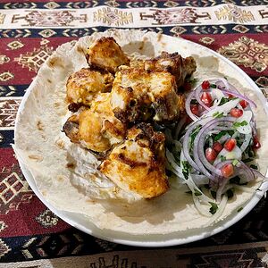 Шашлык из куриного филе