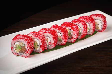 Калифорния ролл с лососем