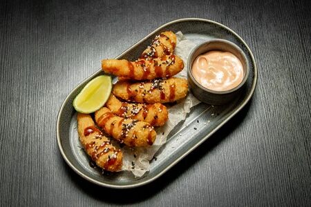 Креветки темпура