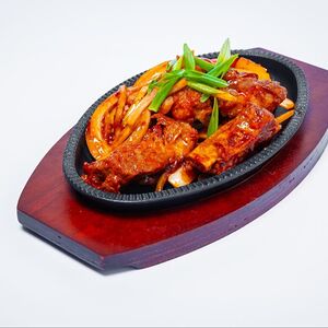 Свиные ребра в корейском стиле