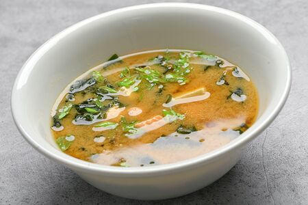 Мисо-суп с лососем