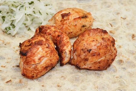 Шашлык из куриного филе