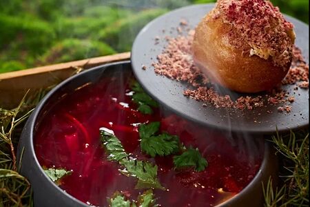 Борщ с уткой