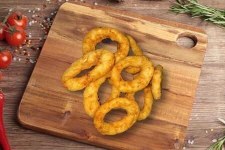 Луковые кольца фри двенадцать