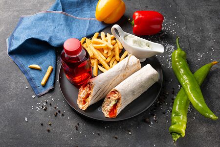 Комбо с классической шаурмой