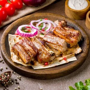 Шашлык из свиных ребрышек