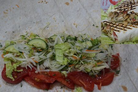 Шаурма овощная (без мяса)