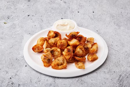 Жареные пельмени