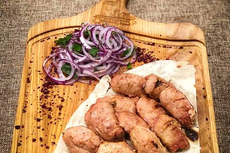 Шашлык из бараньих семенников