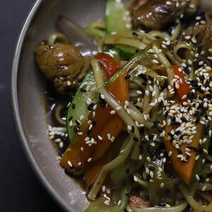 Wok с телятиной