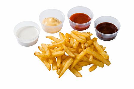 Картофель фри с соусом