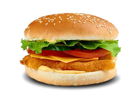 Бургер с креветкой