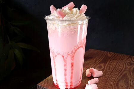 Милкшейк клубничный