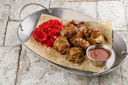 Шашлык из куриного бедра