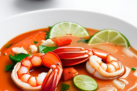 Том ям с креветкой