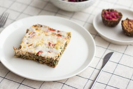 Лазанья со шпинатом