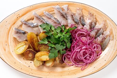 Сельдь с картофелем