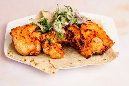 Шашлык из мякоти курицы