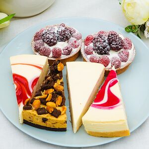 Набор 2 тарталетки и 4 чизкейка