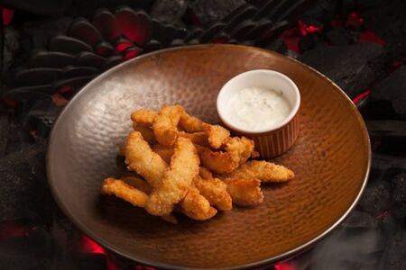 Кальмар в панировке