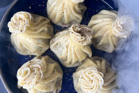 Хинкали с грибами