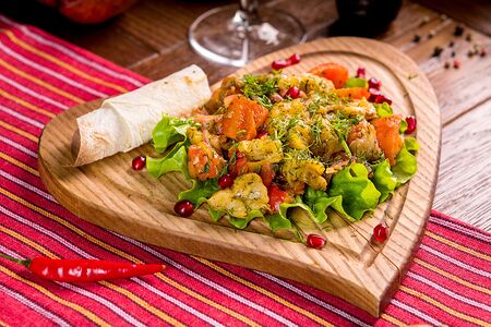 Овощи по-армянски на мангале